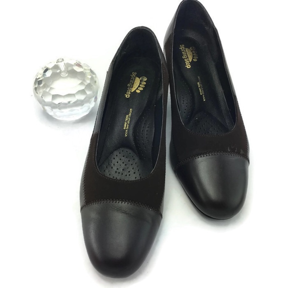 Spring Step Brown Heels Size 10